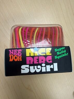 Nee Doh Nice Berg Swirl Stress Ball - HTF-guaranteed authentic fast ship